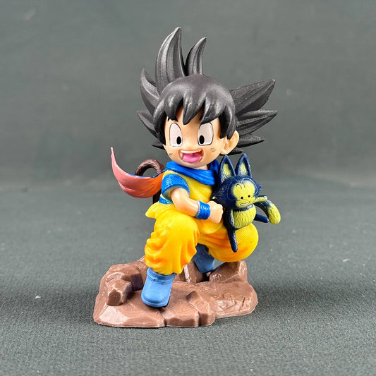 Mini Figura Goku & Pura 8.5cm – Dragon Ball Z Colecionável