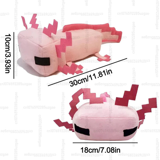 Axolote & Tartaruga de pelúcia fofinho