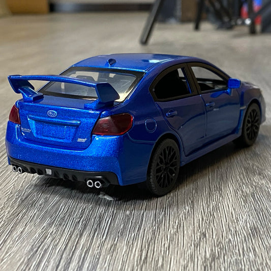 Miniatura Subaru Impreza WRX STI 2020 – Modelo em Liga Metálica 1:30 da Maisto