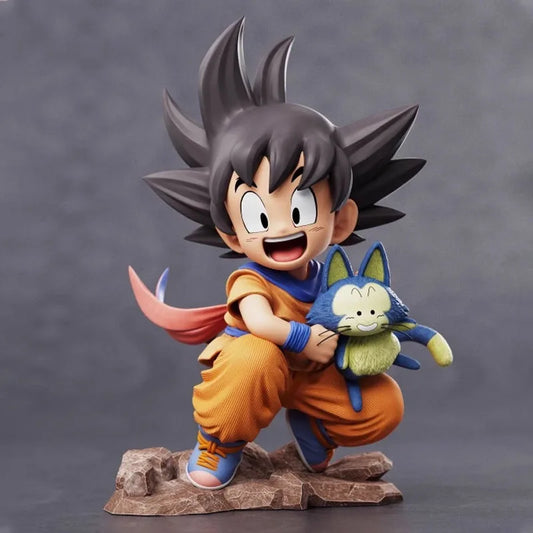 Mini Figura Goku & Pura 8.5cm – Dragon Ball Z Colecionável