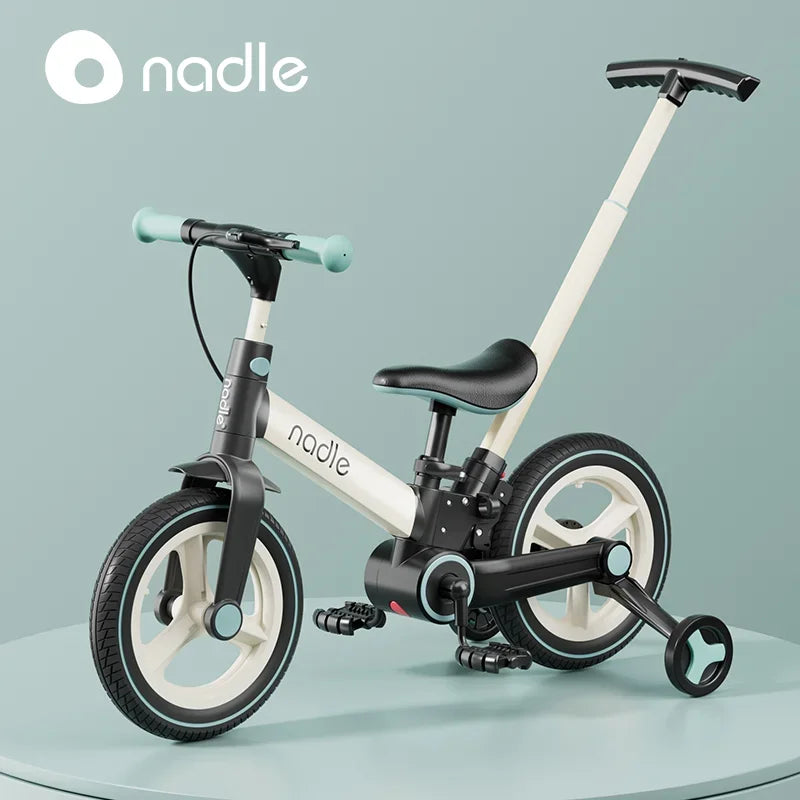 Bicicleta Infantil 2 em 1 de Equilíbrio com Pedal Dobrável – Ideal para Crianças de 1 a 6 Anos!