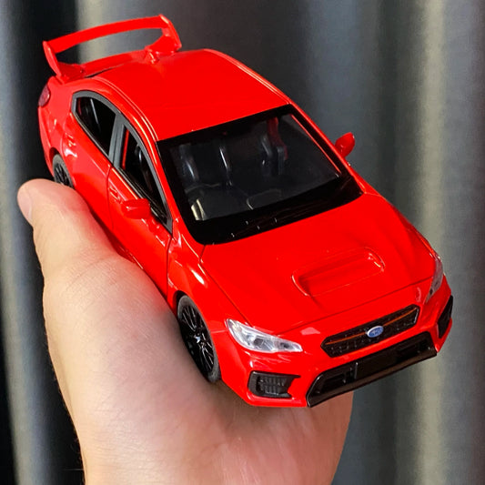 Miniatura Subaru Impreza WRX STI 2020 – Modelo em Liga Metálica 1:30 da Maisto